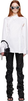 SSENSE Work Capsule – White Twisted Blouse