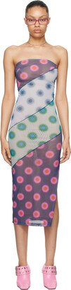 Multicolor Lila Midi Dress