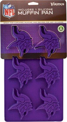 MasterPieces FanPans Team Logo Silicone Muffin Pan - NFL Minnesota Vikings