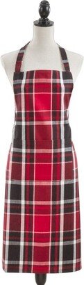 Saro Lifestyle Plaid Apron, 24