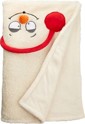 Snowpinions Snowman SnowThrow Christmas Fleece Blanket