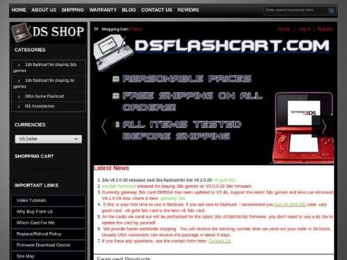 Dsflashcart Promo Codes & Coupons
