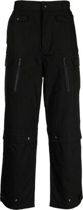 Straight-Leg Cotton Trousers-BC