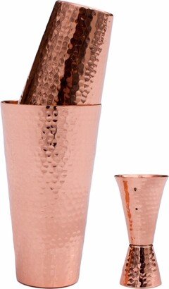 Professional Hammered Solid Cocktail Shaker Set