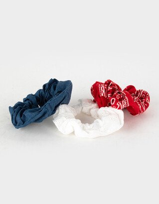 3 Pack Assorted Twisters Scrunchies