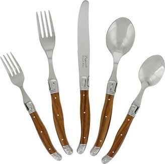 French Home Laguiole 20-Piece Flatware Set-AB