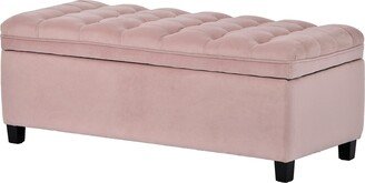 GLANZEND Upholstered Flip Bench with Button Tufted Top