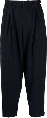 Sylvian drop-crotch cropped trousers-AA