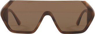 Oversize Shield Sunglasses