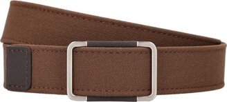 Twisted wool granite saddle belt