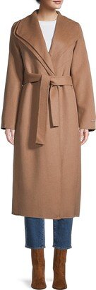 T Tahari Women's Elliot Wool-Blend Wrap Coat