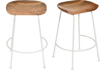 Carolina Chair & Table Kai 24.5 Inch Counter Stool Set of 2