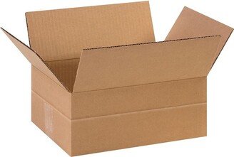 The Packaging Wholesalers 11.75 x 8.75 x 4.75 Multi-Depth Shipping Boxes Brown 25/Bundle