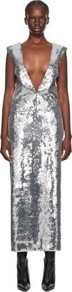 Silver Ares Midi Dress