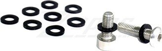 Silicone M5 Flat Washers - Fit Shsc Or Button-Head Bolts, 10-Pack