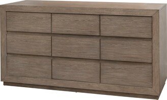 Resto Weathered Gray 6 Drawer Dresser