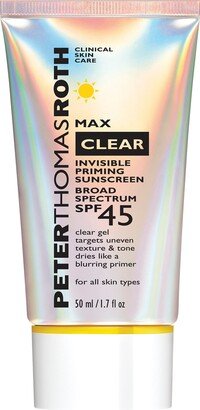 Max Clear Invisible Priming Sunscreen Broad Spectrum SPF 45