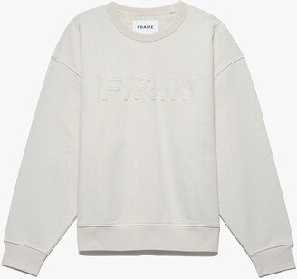 Embossed Crewneck Sweater