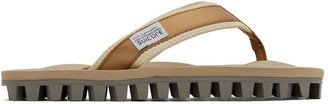 Beige JONO Flip Flops