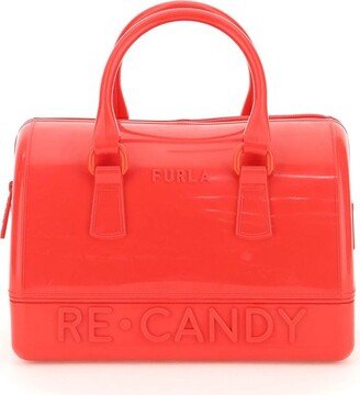 Candy Logo Embossed Tote Bag