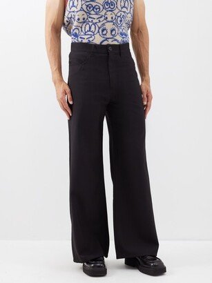 Relaxed-leg Wool Trousers