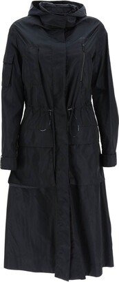 'diag' Nylon Raincoat-AC