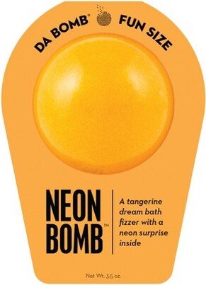 Da Bomb Bath Fizzers Neon Orange Tangerine Bath Bomb - 3.5oz