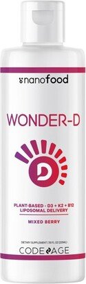 Codeage Liposomal Wonder-D, Vitamin D3 + K2 + B12 Liquid Supplement - 7.6 fl oz