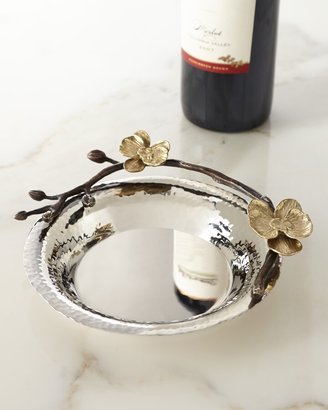 Gold Orchid Wine Coaster