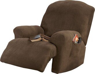 Stretch Pique Recliner Slipcover Taupe