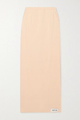 Stretch-silk Georgette Maxi Skirt - Neutrals