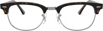 Clubmaster Browline Frame Glasses