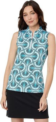 Tail Activewear Sommer Sleeveless Golf Top (Cielo) Women's Clothing