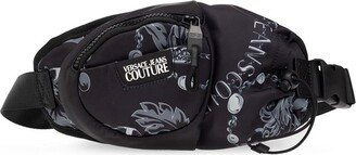 Baroque Printed Zipped Belt Bag