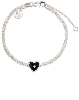 Black-Onyx Heart Bracelet