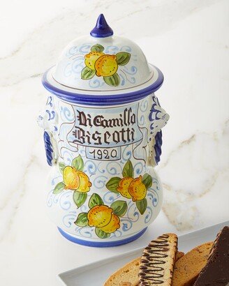 Dicamillo Baking Co Il Faso Limone e Leone Biscotti Jar, 13 oz.