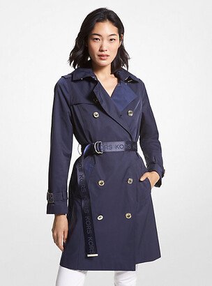 Cotton Blend Trench Coat