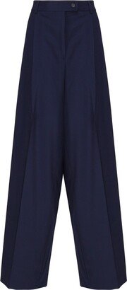 Oversized Trousers In Stretch Wool