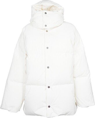 Frosted Poplin Puffer Jacket