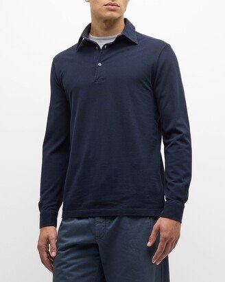 Men's Cotton Pique Polo Shirt-AA