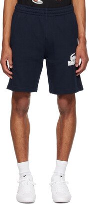 Navy Relaxed-Fit Shorts-AA