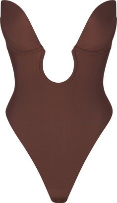 Deep Plunge Shapewear Bodysuit | Cocoa