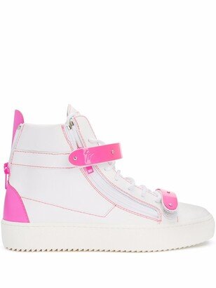 Coby high-top leather sneakers