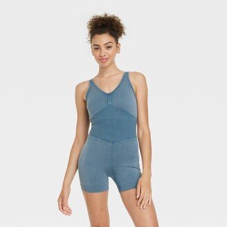 Women' Seamle Short Bodyuit - JoyLab™ Blue XL