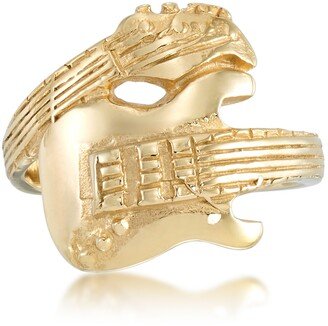 Andrew Charles by Andy Hilfiger Men's Guitar Ring in Yellow Ion-Plated Stainless Steel