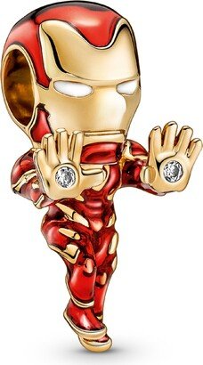 Cubic Zirconia Marvel the Avengers Iron Man Charm