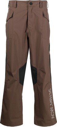 Straight-Leg Cargo Trousers-AX