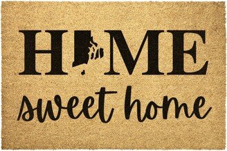 Rhode Island State Doormat Home Sweet Door Mat Outdoor Rug Decor Housewarming Summer Winter Christmas House Gift