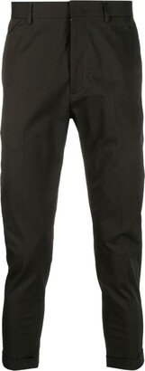 Mid-Rise Tapered Trousers-BT