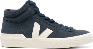 Minotaur suede high-top sneakers